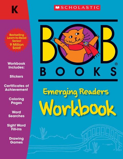Bob Books - Emerging Readers Workbook Phonics, Writing Practice, Stickers, Ages 4 and Up, Pre-K, Kindergarten (Stage 2: Emerging Reader)