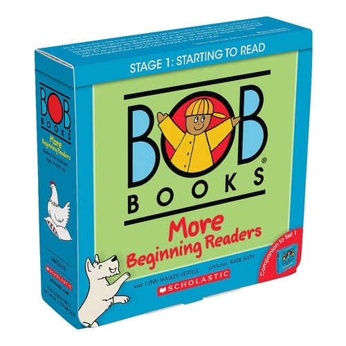 Bob Books - More Beginning Readers Box Set | Phonics, Ages 4 and Up, Kindergarten (Stage 1: Starting to Read)
