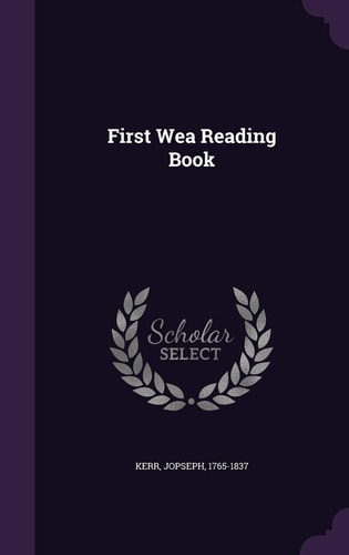 First Wea Reading Book
