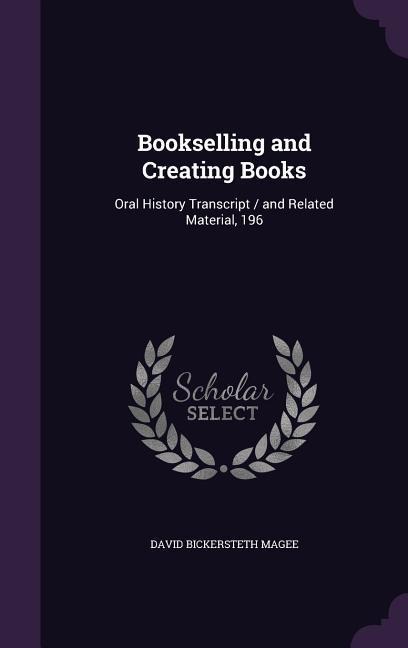 Bookselling and Creating Books: Oral History Transcript / and Related Material, 196