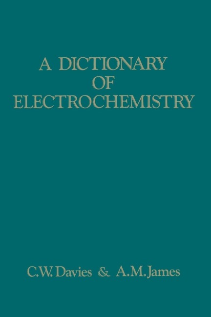 A Dictionary of Electrochemistry