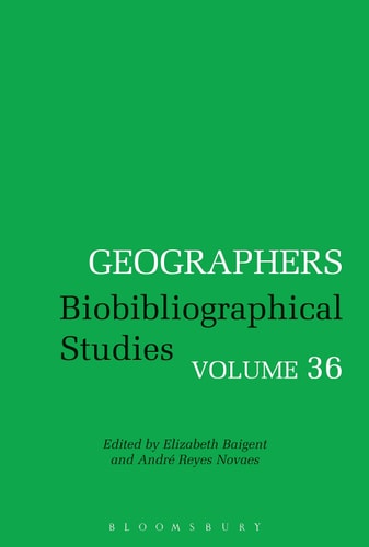 Geographers Biobibliographical Studies