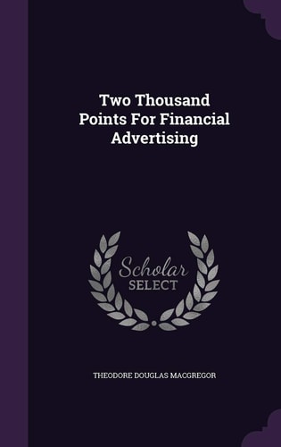 Two Thousand Points For Financial Advertising