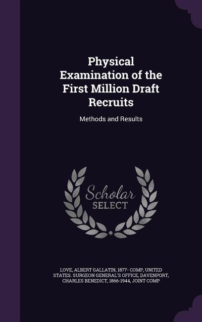 Physical Examination of the First Million Draft Recruits: Methods and Results