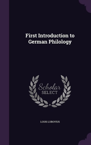 First Introduction to German Philology