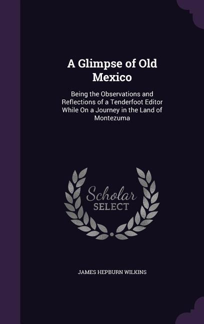 A Glimpse of Old Mexico: Being the Observations and Reflections of a Tenderfoot Editor While On a Journey in the Land of Montezuma