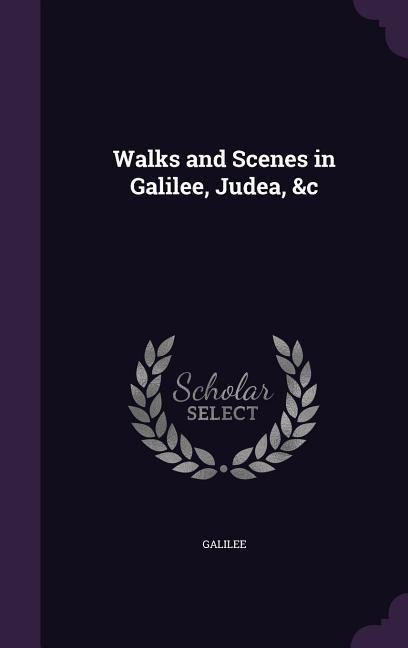 Walks and Scenes in Galilee, Judea, &c