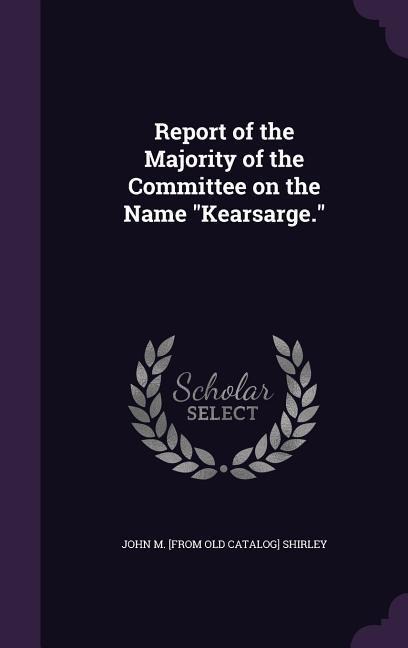 Shirley, J: REPORT OF THE MAJORITY OF THE