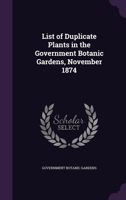 LIST OF DUPLICATE PLANTS IN TH