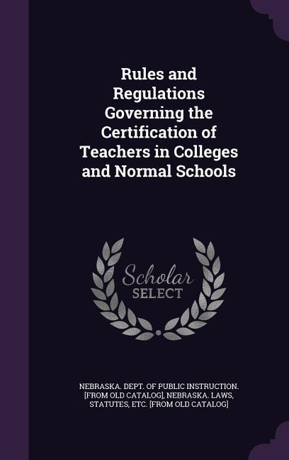 RULES & REGULATIONS GOVERNING