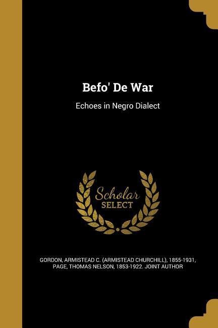Befo De War