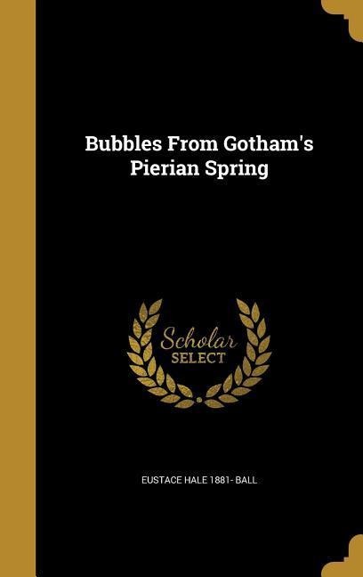 Bubbles From Gothams Pierian Spring