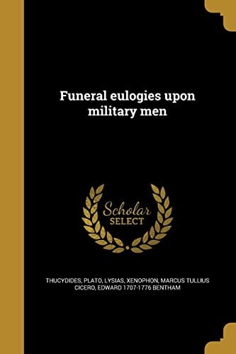 Funeral eulogies upon military men