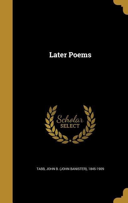 Later Poems
