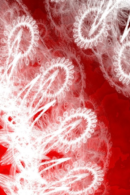 LETTERS TO MYSELF JOURNAL - White Lace on Red Metal: a 42-page journal with exquisite artwork on every page.