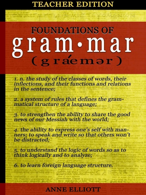 Foundations of Grammar: Teachers Guide