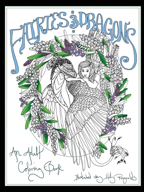 Fairies and Dragons: An Adult Coloring Book