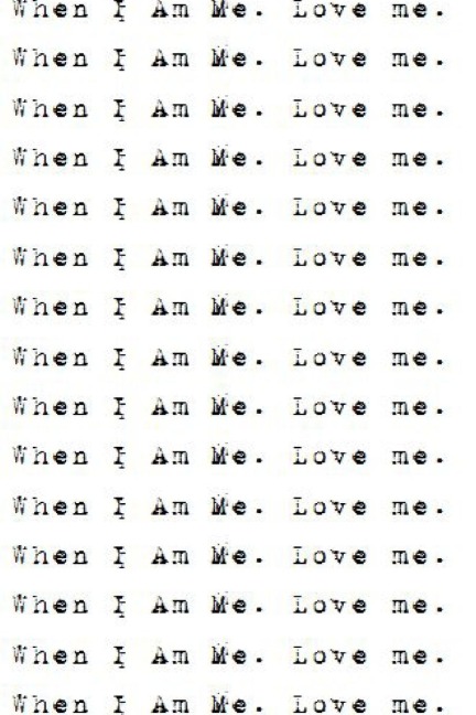 When I Am Me