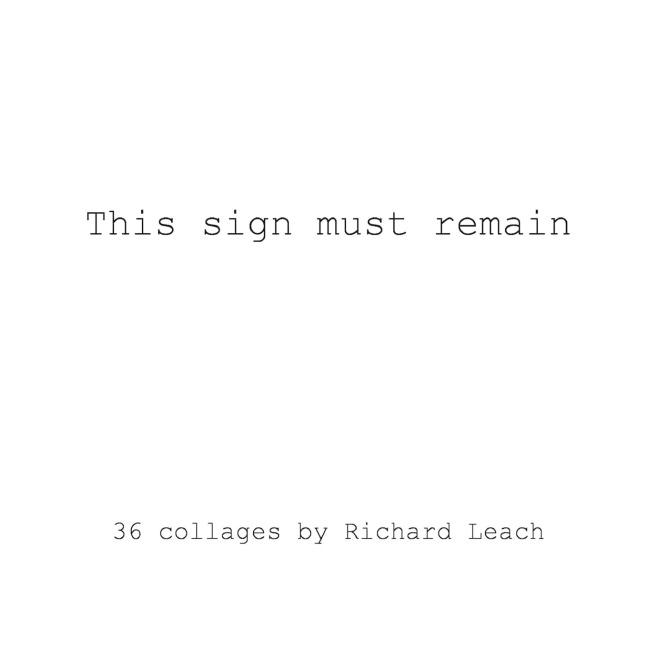 This sign must remain