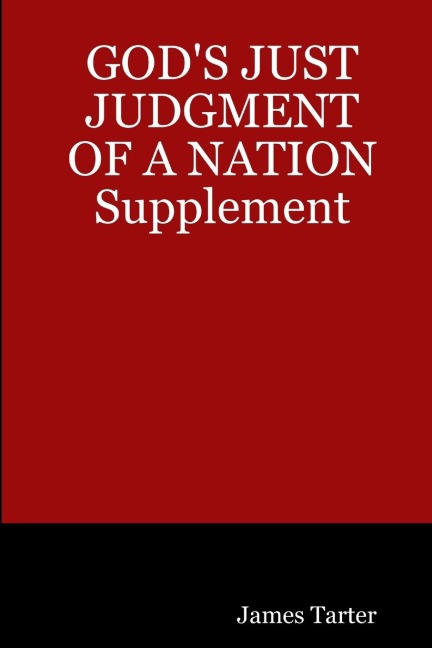 GODS JUST JUDGMENT OF A NATION Supplement