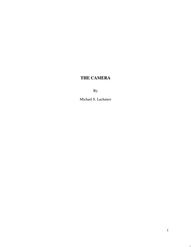 The Camera