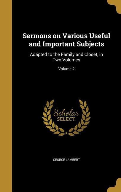 Lambert, G: SERMONS ON VARIOUS USEFUL & IM