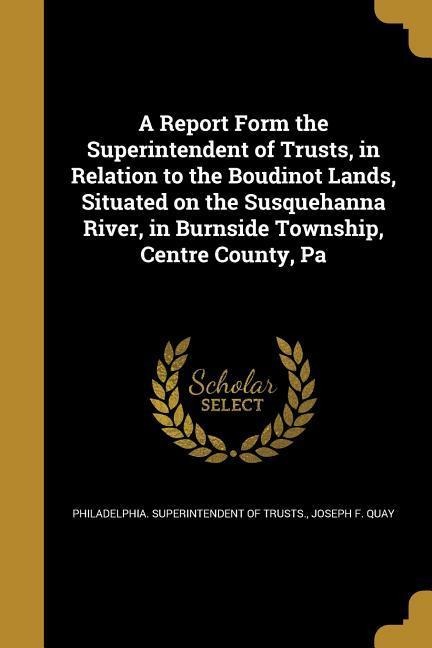 REPORT FORM THE SUPERINTENDENT
