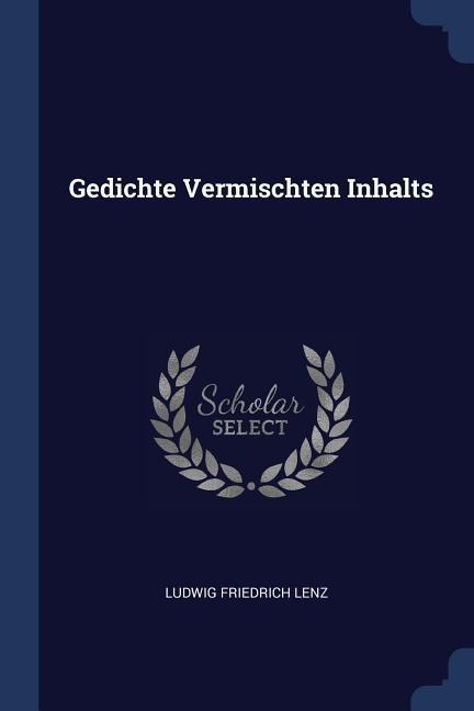 Gedichte Vermischten Inhalts