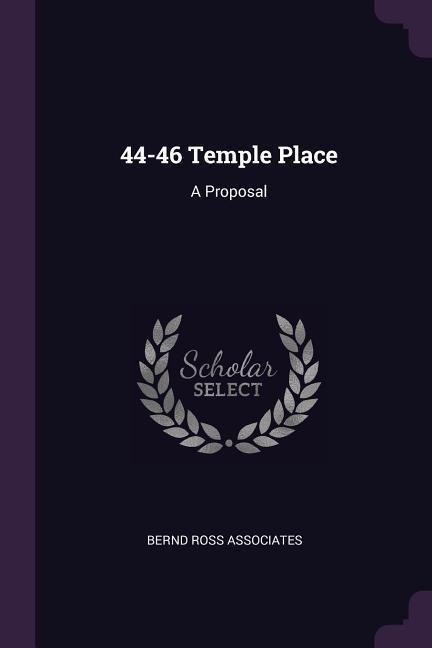 44-46 Temple Place: A Proposal