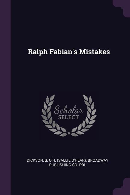 Ralph Fabians Mistakes