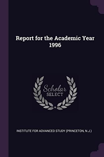 Report for the Academic Year 1996