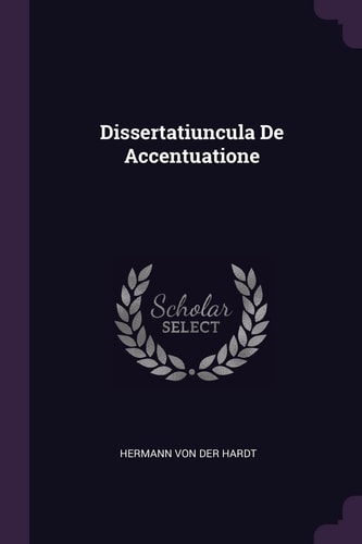 Dissertatiuncula De Accentuatione