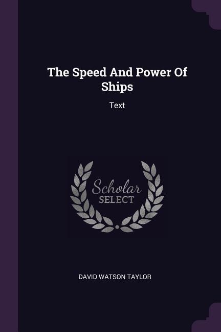 The Speed And Power Of Ships: Text