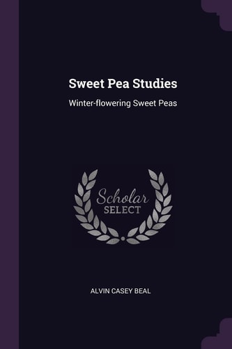 Sweet Pea Studies Winter-Flowering Sweet Peas