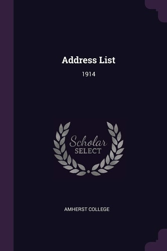 Address List 1914