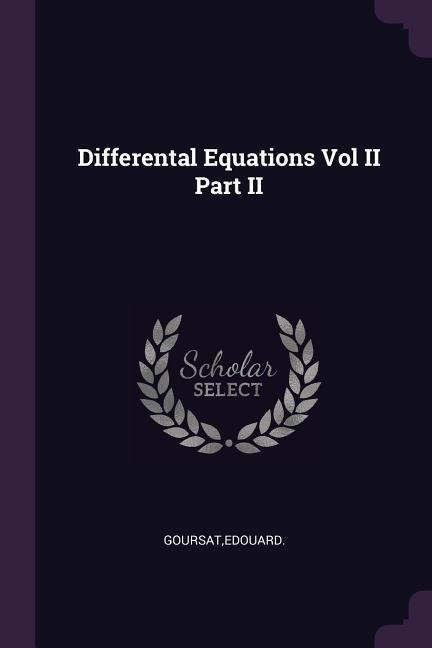 Differental Equations Vol II Part II