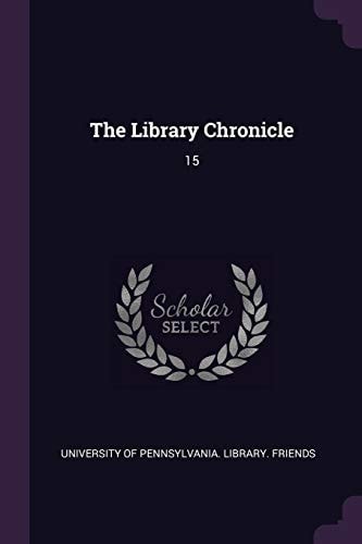 The Library Chronicle 15