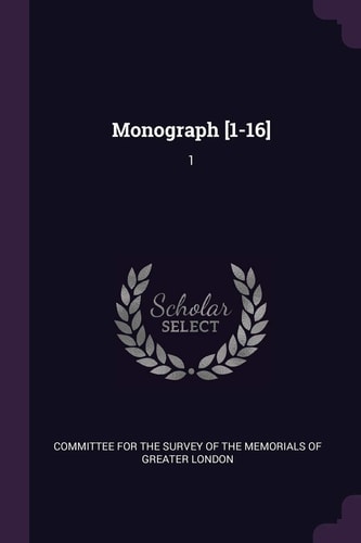 Monograph [1-16] 1