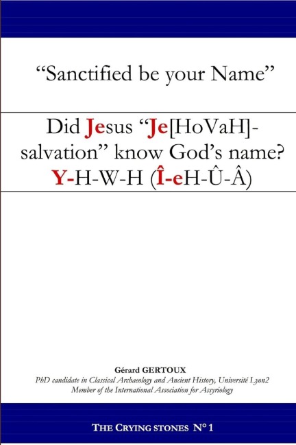 Did Jesus Je[hovah]-salvation know Gods name?