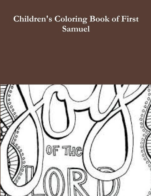CHILDRENS COLORING BOOK OF FIRST SAMUEL