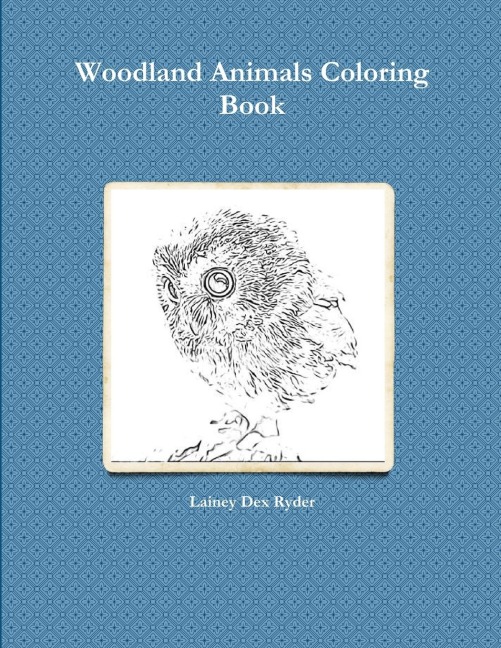 Woodland Animals Coloring Book