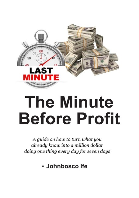 The Minute Before Profit: A guide on how to turn what you already know into a million dollar doing one thing every day for seven days