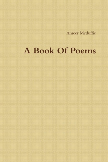 A Book Of Poems