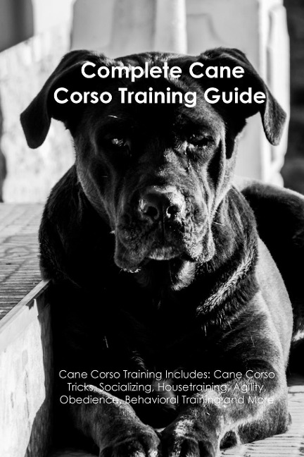 The Cane Corso Training Guide. Cane Corso Training Includes: Cane Corso Tricks, Socializing,  Housetraining, Agility, Obedience, Behavioral Training, and More: Cane Corso Tricks, Socializing,  Housetraining, Agility, Obedience, Behavioral Training, and Mo
