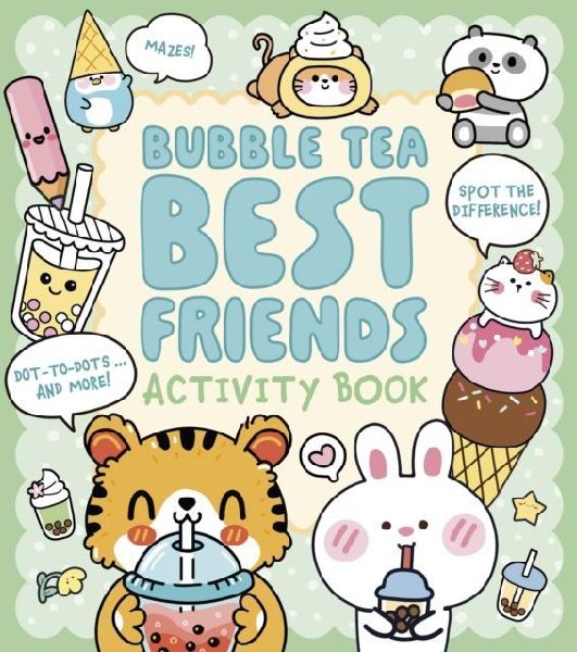 Bubble Tea Best Friends Activity Book: Mazes, Spot the Difference, Dot-to-Dot, and More!