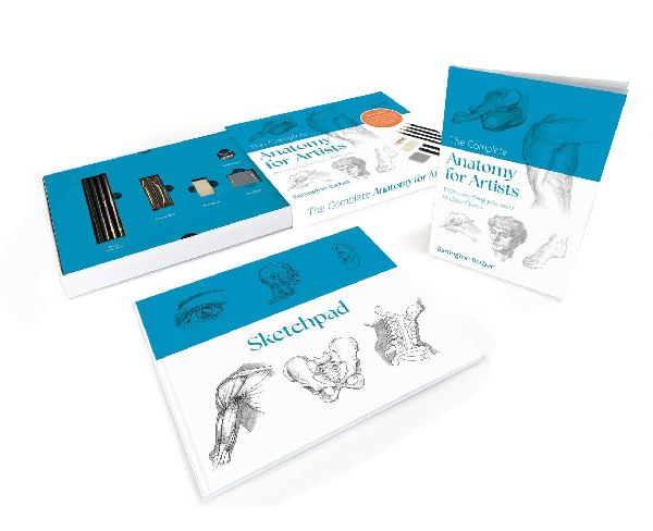 The Complete Anatomy for Artists Kit: Includes an Instructional Book, a Sketchpad, Pencils and More