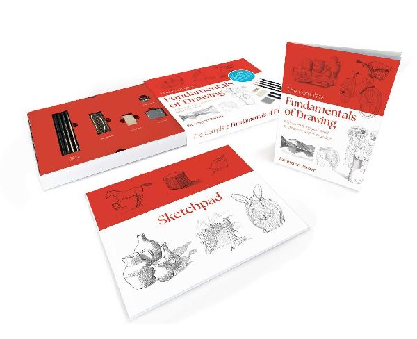 The Complete Fundamentals of Drawing Kit: Includes an Instructional Book, a Sketchpad, Pencils and More