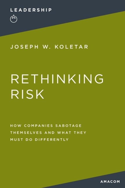 The Rethinking Risk: How Companies Sabotage Themselves and What They Must Do Differently