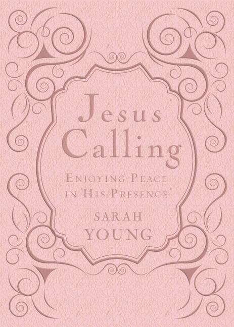 Jesus Calling, Pink Leathersoft, with Scripture References: Enjoying Peace in His Presence (A 365-Day Devotional)