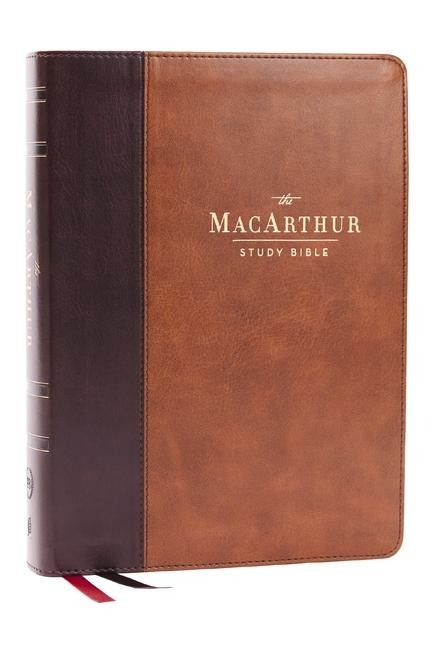 LSB, MacArthur Study Bible, Brown Leathersoft, Comfort Print: Unleashing God's Truth One Verse at a Time (Holy Bible, Legacy Standard Bible)